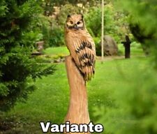 Große Eulen Figur Aus Holz