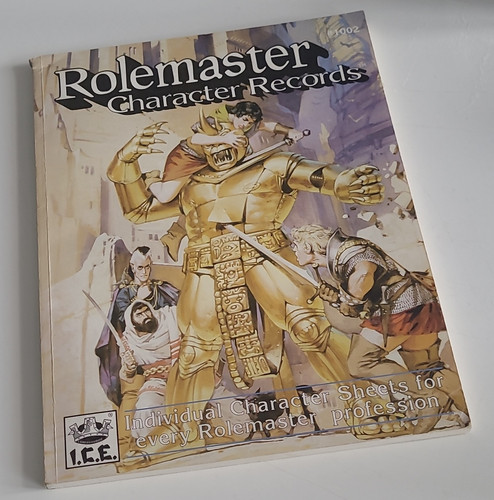 Rolemaster character - i.c.e.,