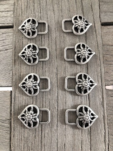 Stück altsilber miederösen - 8,