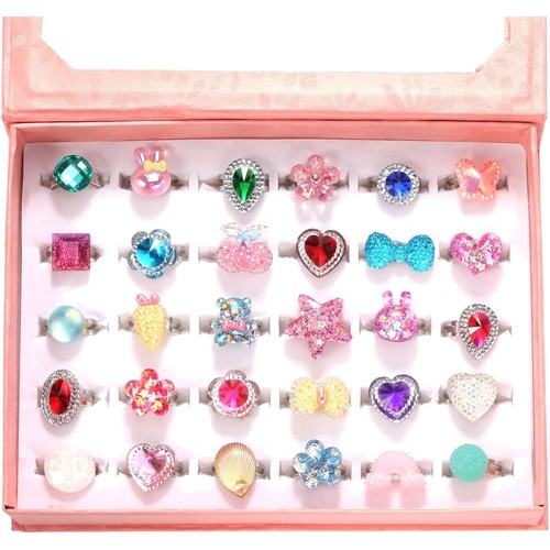 Mädchen ringe stück rosa - mädchen,