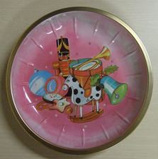 Weihnachtsteller Blech Gebäckteller - Plätzchen Teller: Weihnachten - Spielzeug