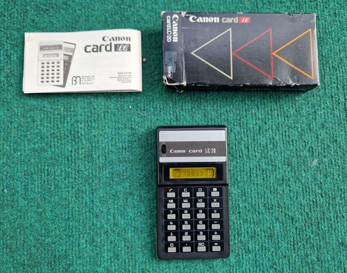 Vintage canon card - vintage,