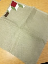 Handarbeit Halber Kreuzstich Auf Stramin Angefangen Ohne Garn Ca 45 X45 Cm