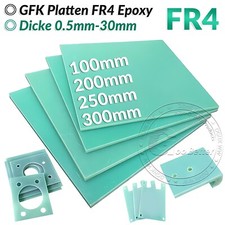 Grün GFK Platten FR4 Epoxy - Platte Glasfaser Platte 0,5 0,8 1 1,2 - 30 mm Dicke