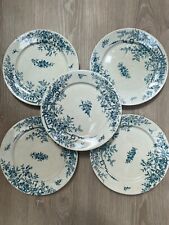 Badnoviller Rosen TF Ter-De-Fer 1800 Keramik Teller Französisches Geschirr Antik