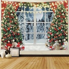 3D Weihnachtsbaum Schnee Szene