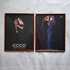 VANESSA PARADIS in COCO Parfum Werbung Modemagazin Kanada 1991 gerahmt 22x28 cm