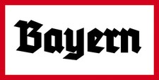 Retro Blechschild BAYERN 30 x