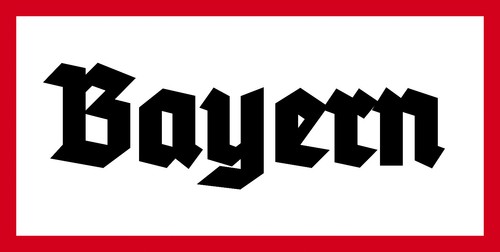 Retro blechschild bayern - 30, x