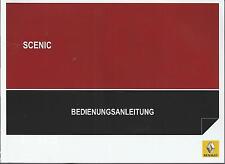 RENAULT SCENIC 3 Betriebsanleitung 2015 Bedienungsanleitung Handbuch Bordbuch BA