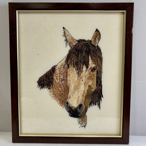 Vintage gerahmtes kreuzstich - vintage,