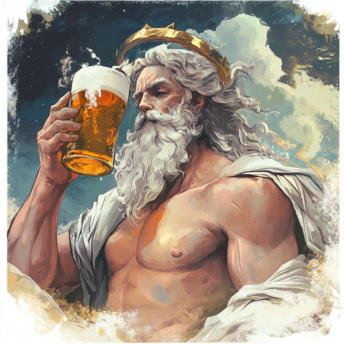 Wandtattoo aufkleber gott zeus - wandtattoo,