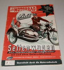 9 x Zeitschrift- Das Motorrad - Hefte Nr. 1/2/3/4/6/7/11/12 / 1955 - Nr. 5/1954