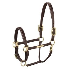 Lederhalfter Eskadron Halfter LEATHER ELEGANCE in brown