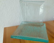4 x Teller Quadratisch -