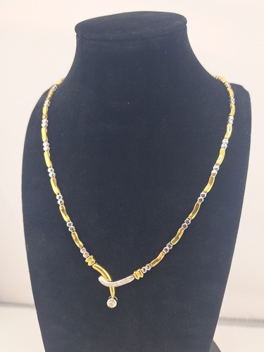Elegante colierkette bicolor - elegante,