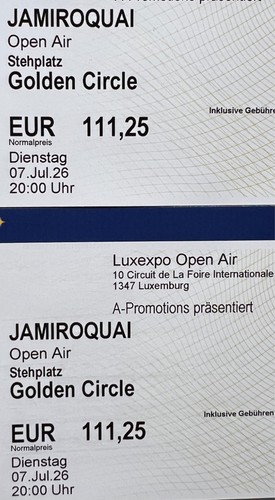 Jamiroquai tickets luxemburg - jamiroquai,