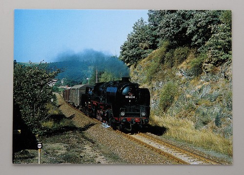 Postkarte dampflok 50 1002 - dampflok,