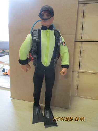 Action man figur mit zubehör - action,