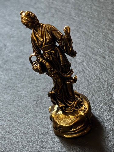 Frauenfigur aus messing - messing, |