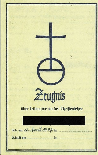 Zeugnis über teilnahme der - zeugnis, an