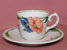 VILLEROY & BOCH V&B Amapola  Moccatasse Espressotasse & Untertasse 8686 8693