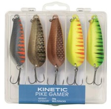 Kinetic Pike Gamer Blinker Set 5 Stück 21g u. 28g Hechtblinker Zander Barsch