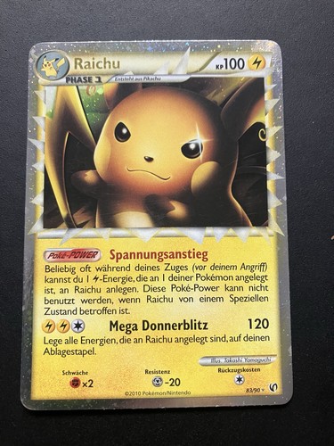 Pokemon raichu ultra - pokemon, 83/90