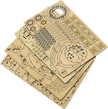 3D-Luftschiff-Puzzle aus Holz