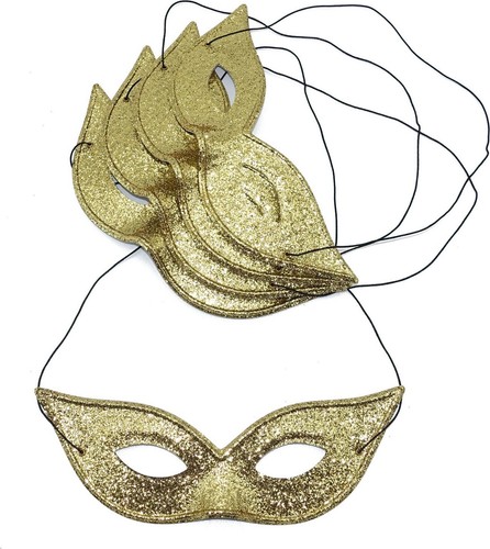 Glitter augenmasken karneval - augenmasken,