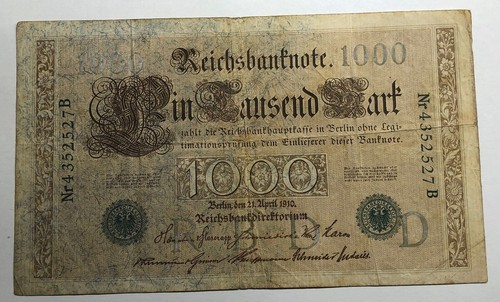 Reichsbanknote 1000 mark - 1000,