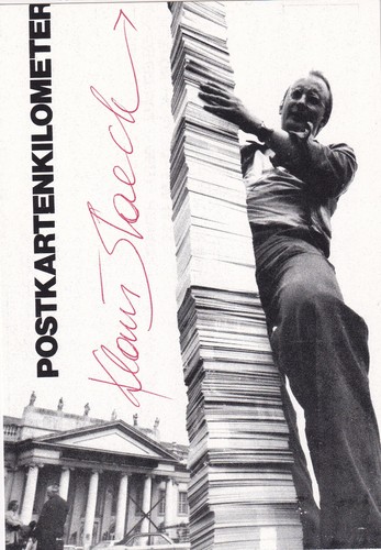 Autogramm klaus staeck - klaus,