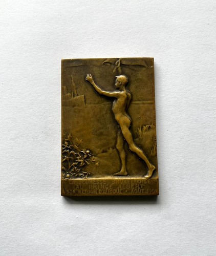 Belgien plakette 1909 prinz - plakette,