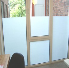 Milchglasfolie Fensterfolie selbstklebend  blickdicht PREMIUM Sichtschutzfolien