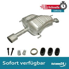 Auspuff Endschalldämpfer Opel Astra G Cabrio & Coupe 1.6 1.8 16V + Anbaukit