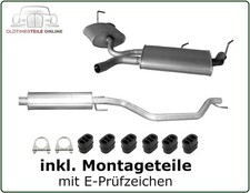 Auspuff Set für Opel Vectra C