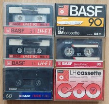 6 x BASF LH-SM 90, C60, LH-E I 90, Chrome Extra II 60, Ferro Extra I 90