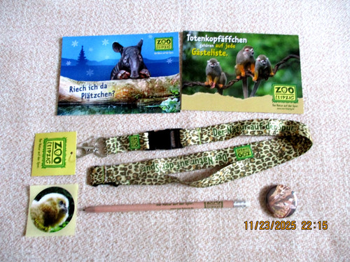 Zoo leipzig werbeartikel set - zoo,