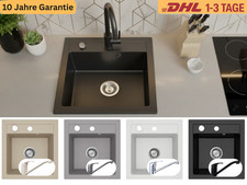 Granitspüle 49x52 cm mit