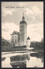 Markt-Erlbach, Kirche mit See
