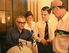 Martin Scorsese & Leonardo DiCaprio "Der Flieger" handsigniertes 8x10 Foto