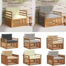 Outdoor-Sofa Natur Massivholz