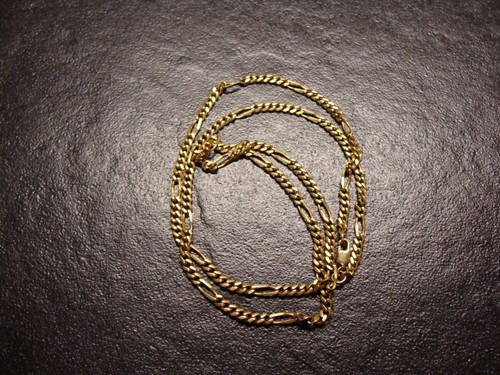 Figarokette massiv gold - gold, 333er