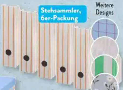 Stück stehsammler pappe a4 - 6,