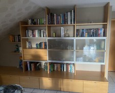 Wohnzimmerwand buche hülsta - wohnzimmerwand,