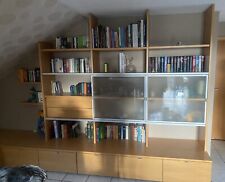 Wohnzimmerwand Buche Hülsta