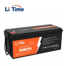 Litime 12V 200Ah PLUS LiFePO4