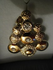 Pierre lang Knopfbrosche vergoldet