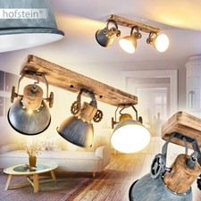 Holz/graublau Wohn Schlaf Raum