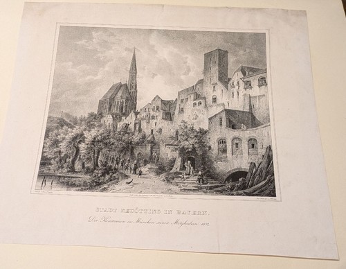 Seltene lithographie quaglio - seltene,